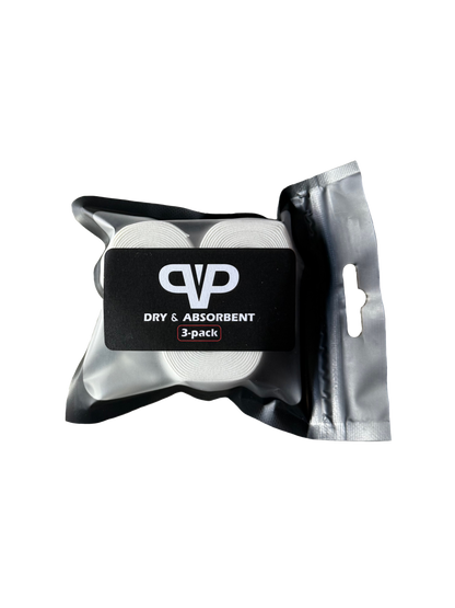 Hvid overgrip 3-pak (Dry)